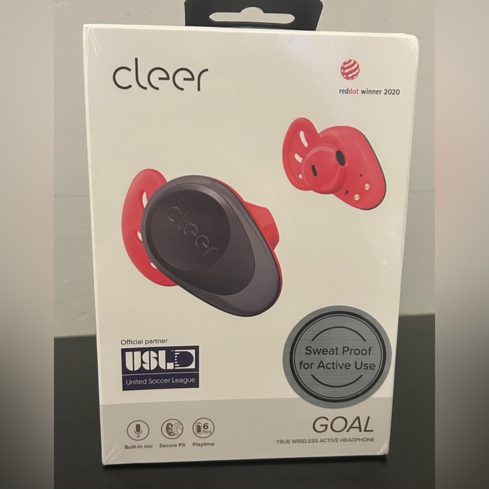 Cleer Red Wireless Earbuds